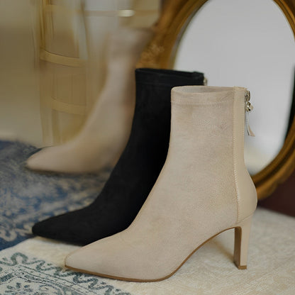 Tania | Chic High Heel Booties