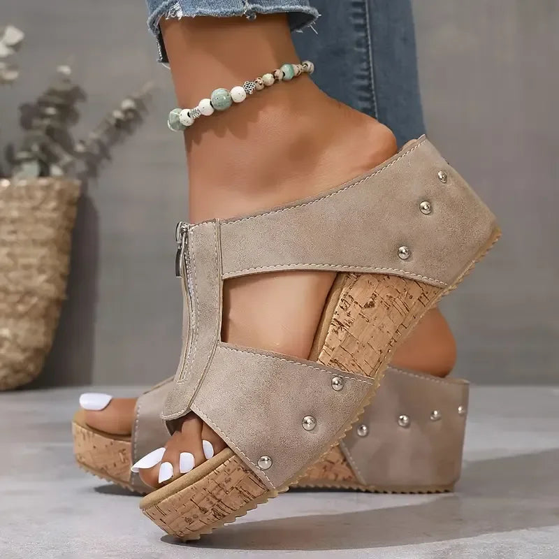 Comfortable Arch Support Wedge Sandal