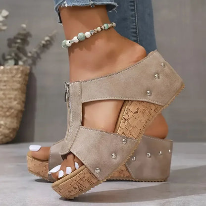 Comfortable Arch Support Wedge Sandal