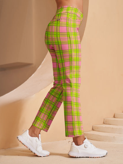 Comfortable 28 Inch Stretchy Slim Fit Ankle Pants
