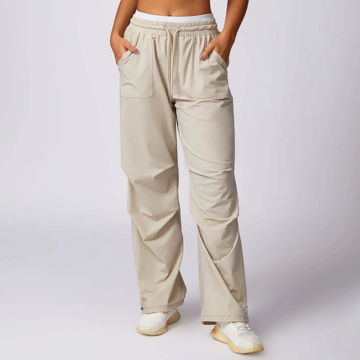 Comfortable Women's Loose Fit Elastic Waist Trousers