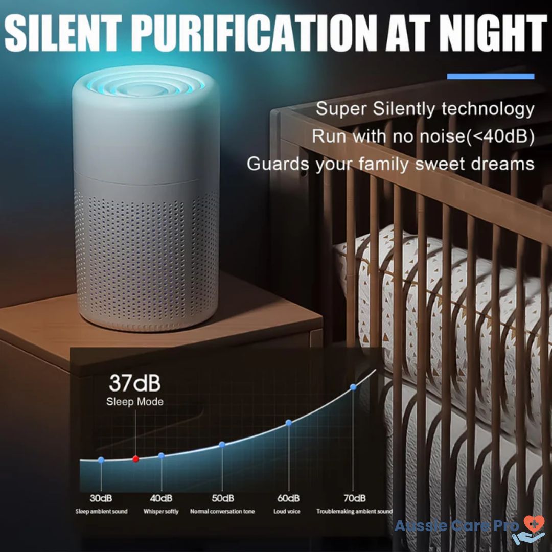 Compact Air Cleaner with Genuine HEPA Filter