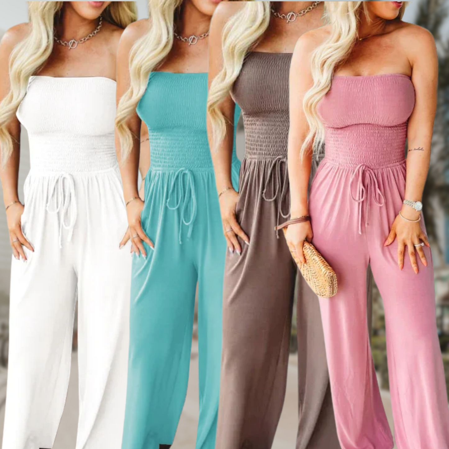 Chic Cold Shoulder One Piece Jumpsuit