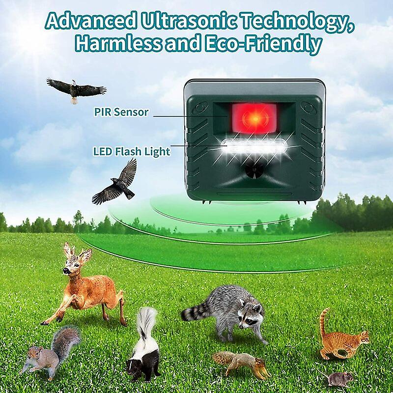 Outdoor Bird Repellent Ultrasonic Woodpecker Deterrent Device