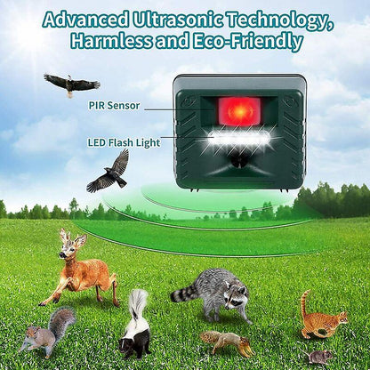 Outdoor Bird Repellent Ultrasonic Woodpecker Deterrent Device