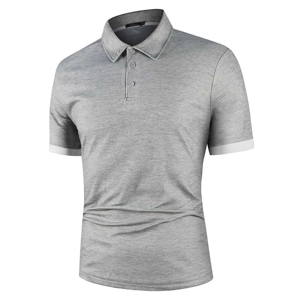 Breathable Casual Men's Short Sleeve Polo Shirt