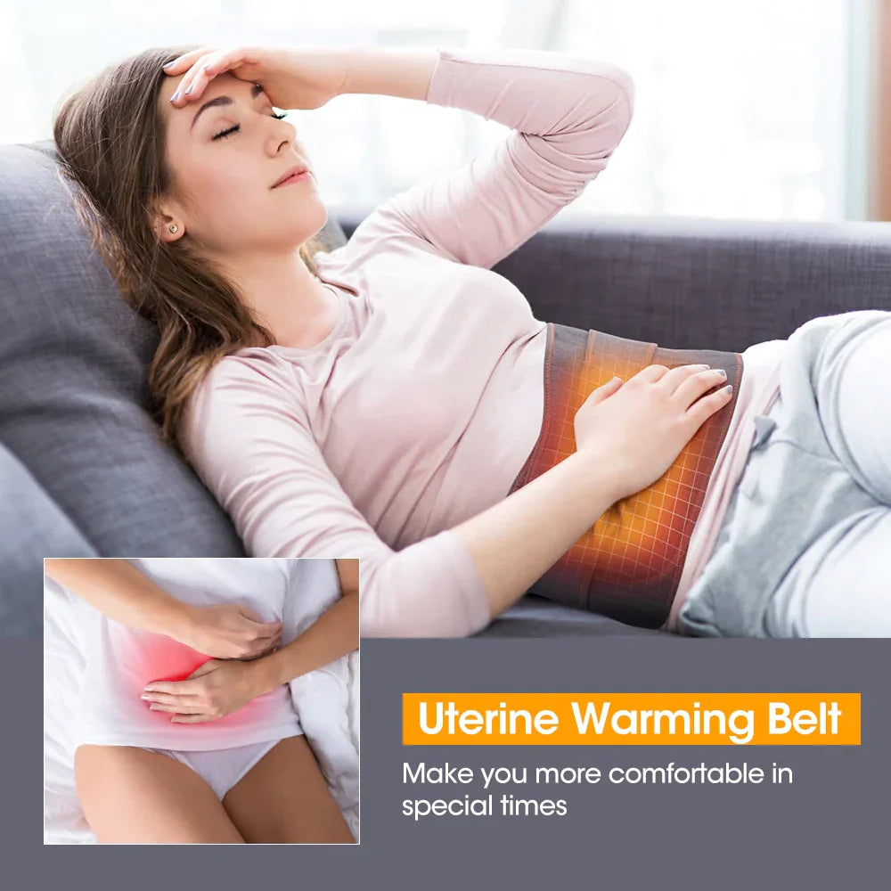 Warm Back Support Massager for Lower Back Relief