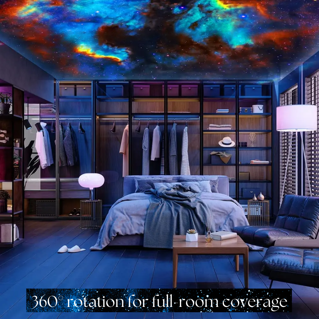 Cosmic Night Sky Galaxy Projector - Room Filling Starlight