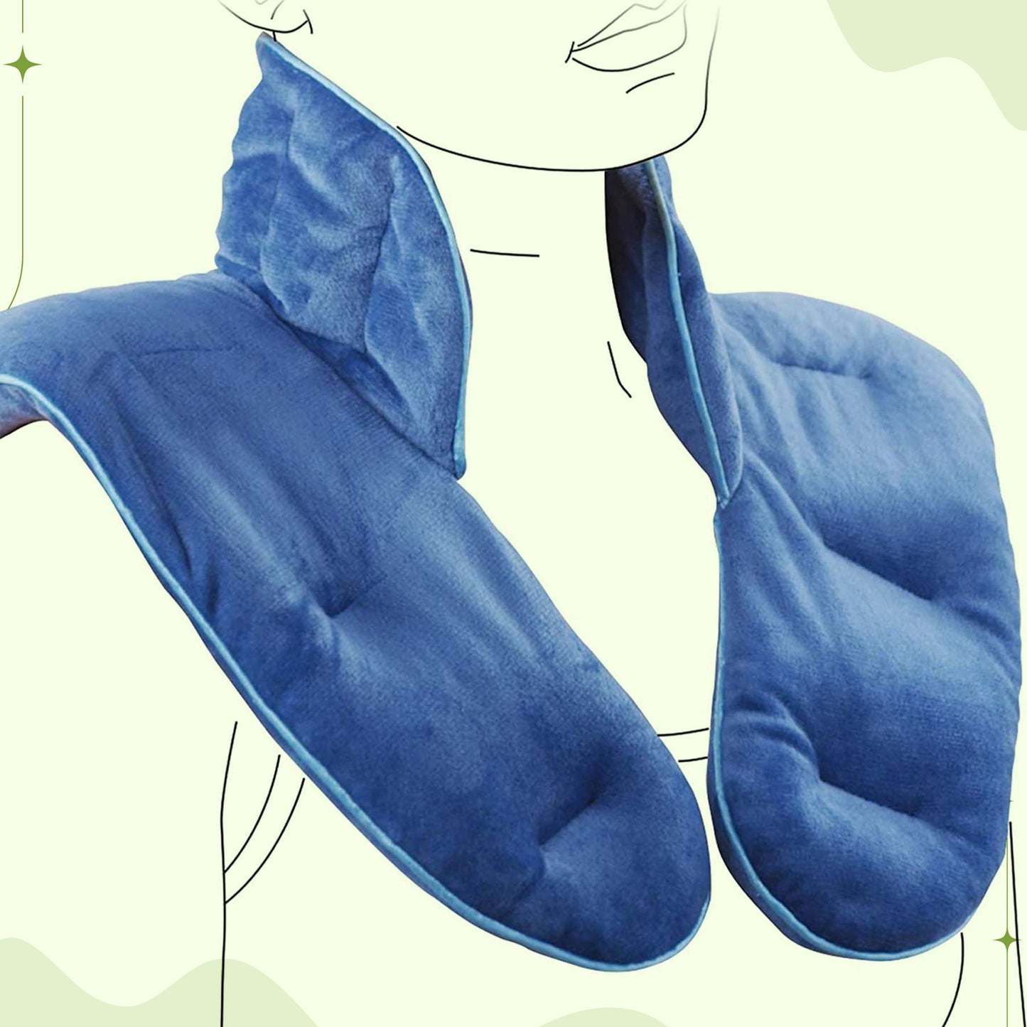 Therapeutic Heating Cooling Neck Shoulder Wrap