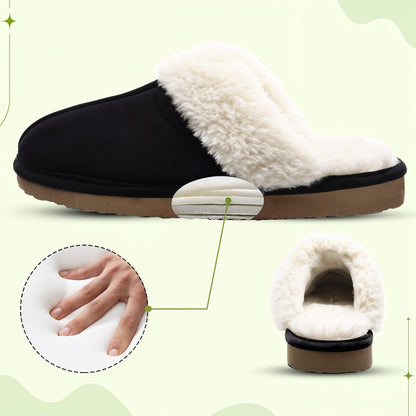 Soft Suede Wool Slippers