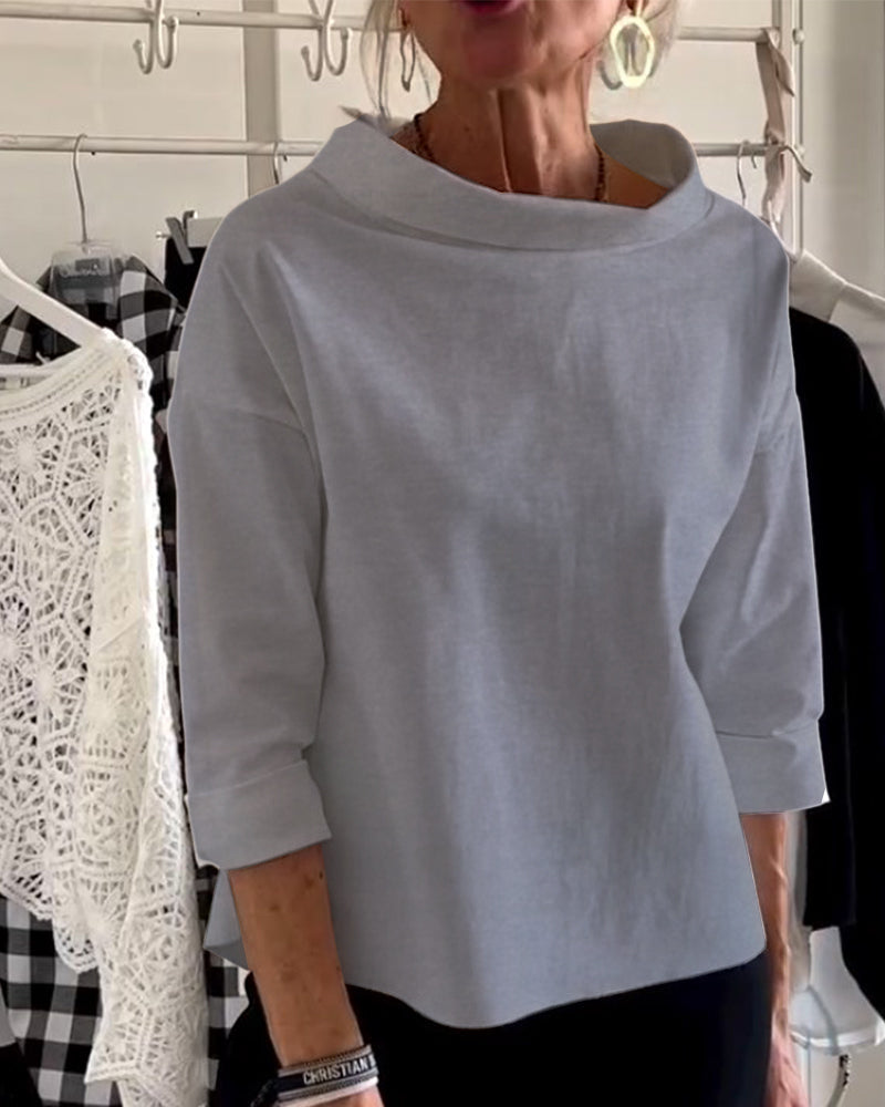 Ladies Short Sleeve Casual Top