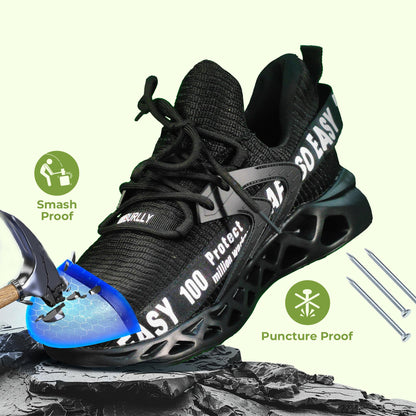 Lightweight Airy Work Safety Shoes