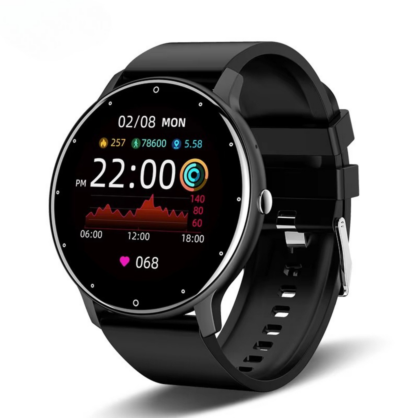 Advanced Fitness Tracker Watch with Blood Pressure Monitor