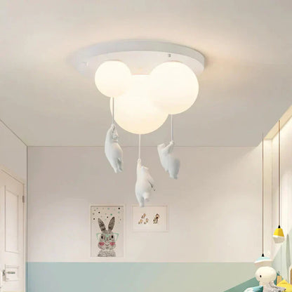 Cute Bear Nursery Pendant Light