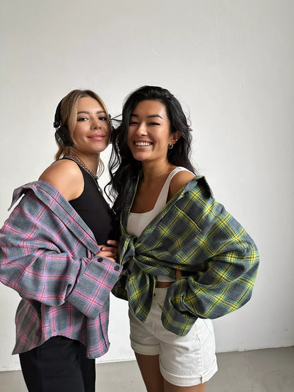 Classic Checkered Women's Flannel Shirt