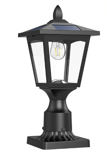 Rustic Black Garden Lantern Outdoor Light
