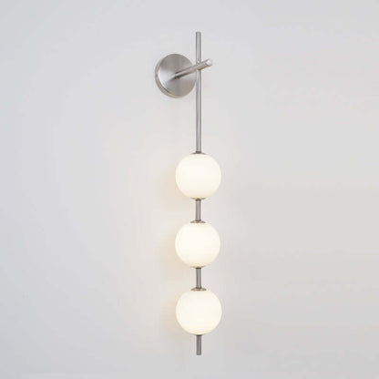Sleek Round Glass Wall Light