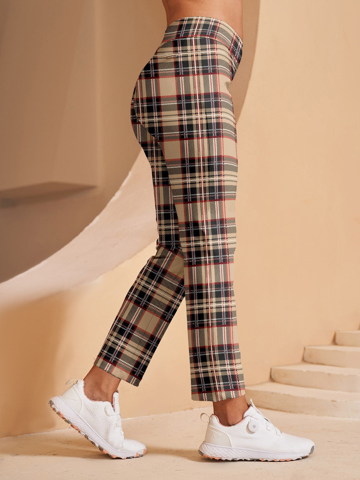 Comfortable 28 Inch Stretchy Slim Fit Ankle Pants