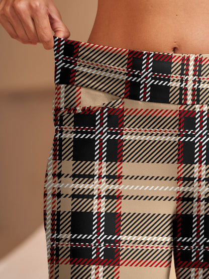 Comfortable 28 Inch Stretchy Slim Fit Ankle Pants