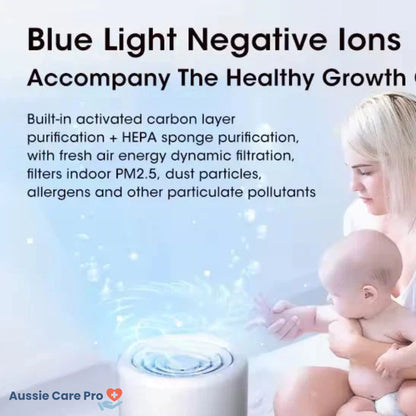 Compact Air Cleaner with Genuine HEPA Filter