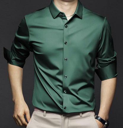Casual Men's Breathable Office Dress Shirt