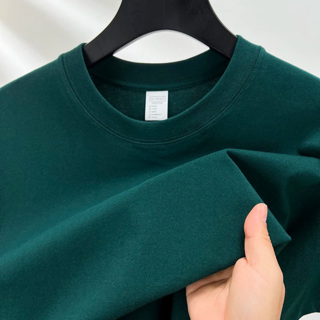 Classic Men's Comfortable Crew Neck Tee Shirt - Luxivelle
