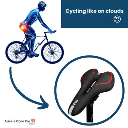 Soft Cushion Bicycle Seat - Padded Cycling Saddle