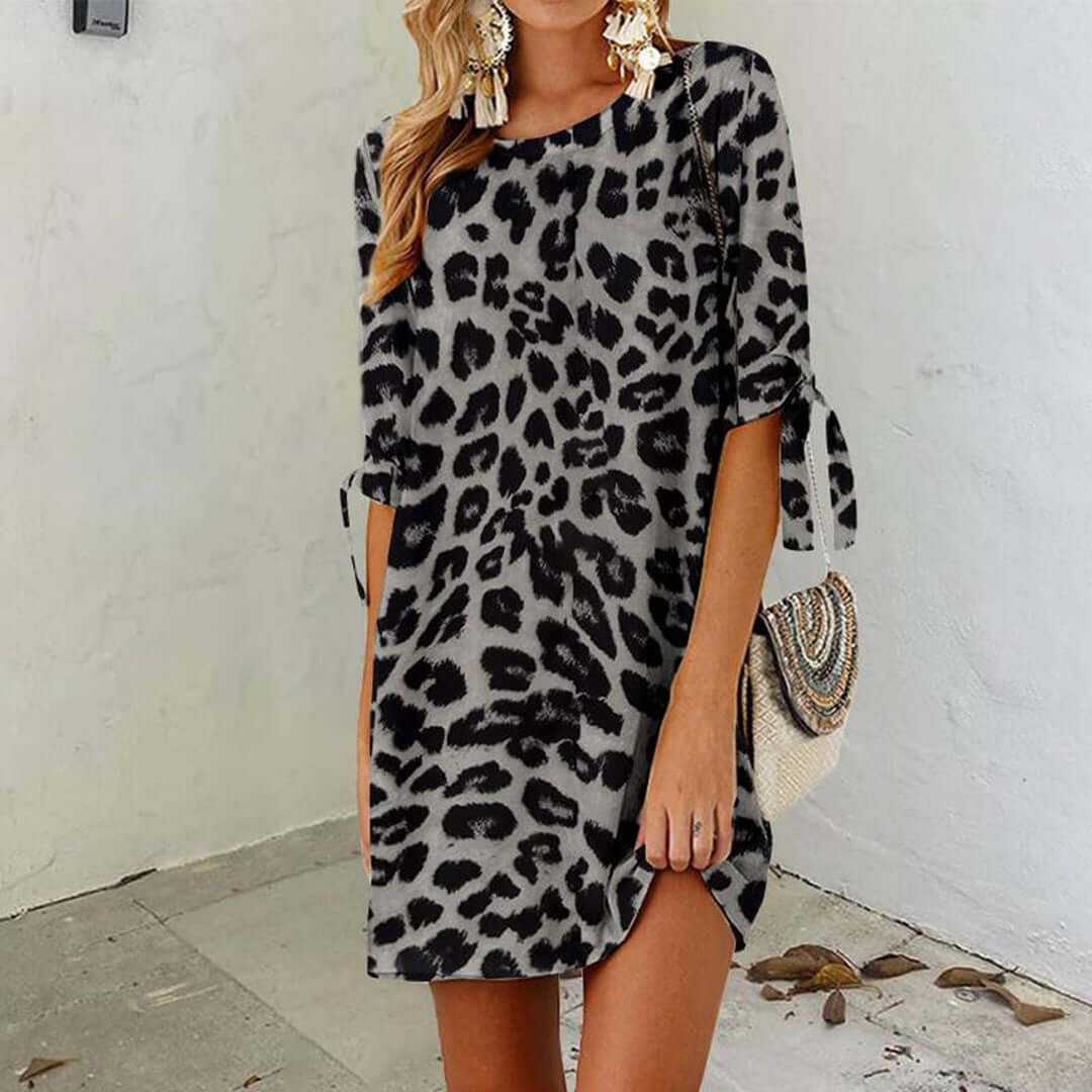 Animal Print Short Sundress
