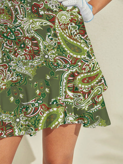 Women's Floral Golf Tennis Dress 34.5 Inch Length