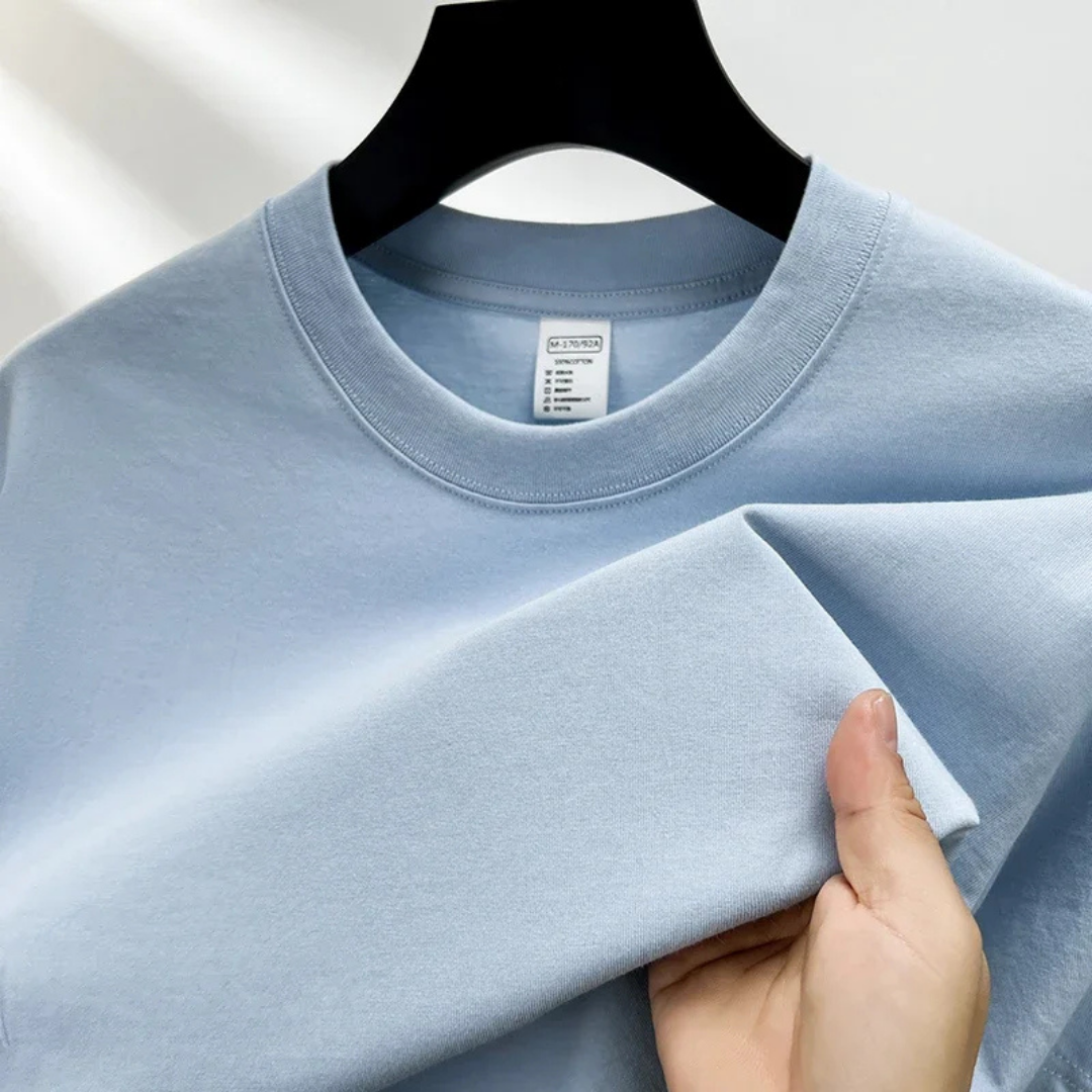Simple Casual Mens Crew Neck Tee Shirt