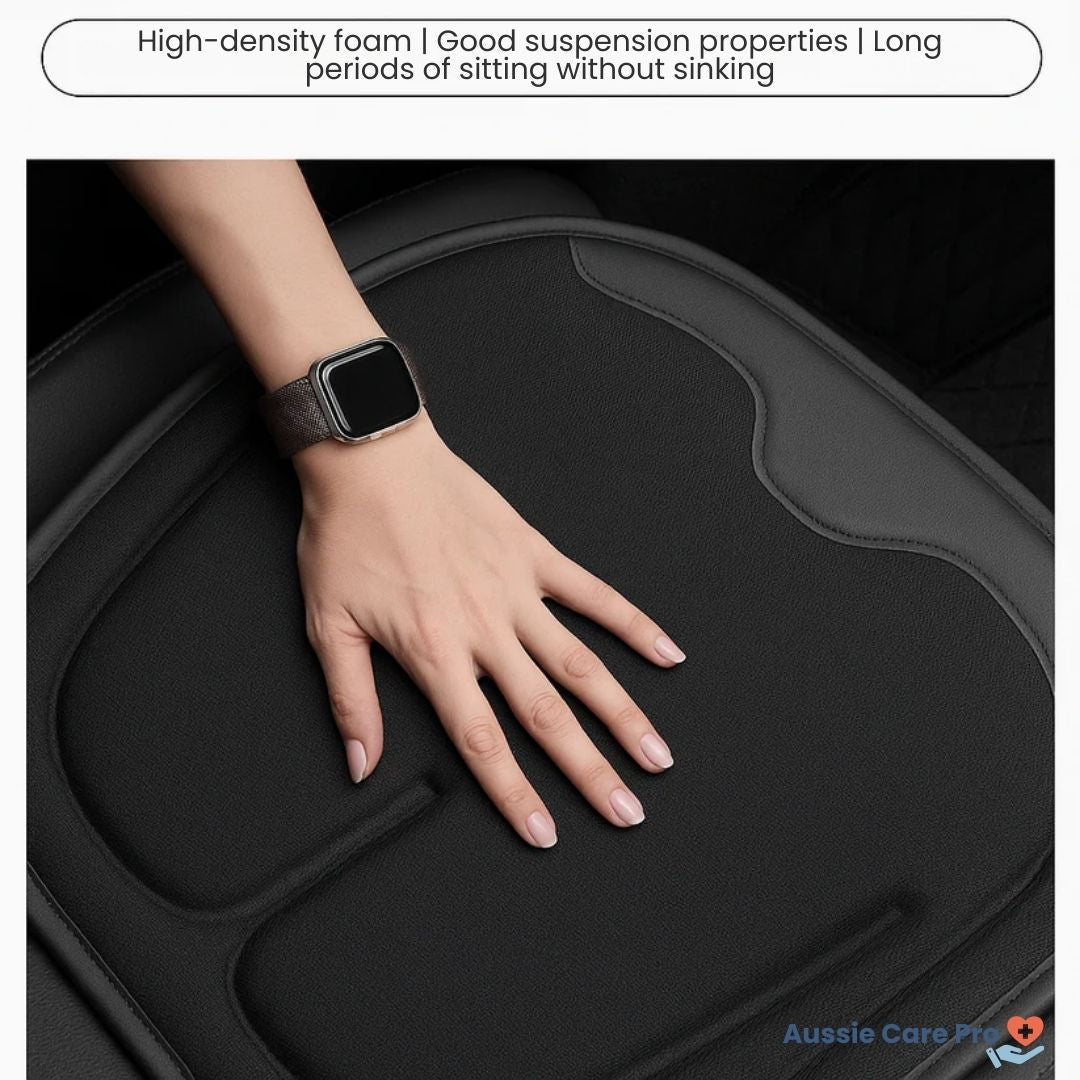 Comfortable Car Seat Pad - Ventilated Back Support Cushion