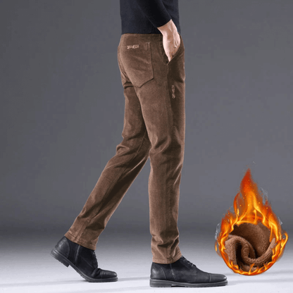 Warm Insulated Corduroy Snow Pants