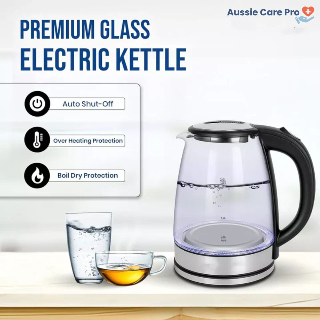 Fast Boil Electric Glass Kettle with Auto Off