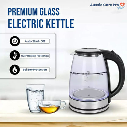 Fast Boil Electric Glass Kettle with Auto Off