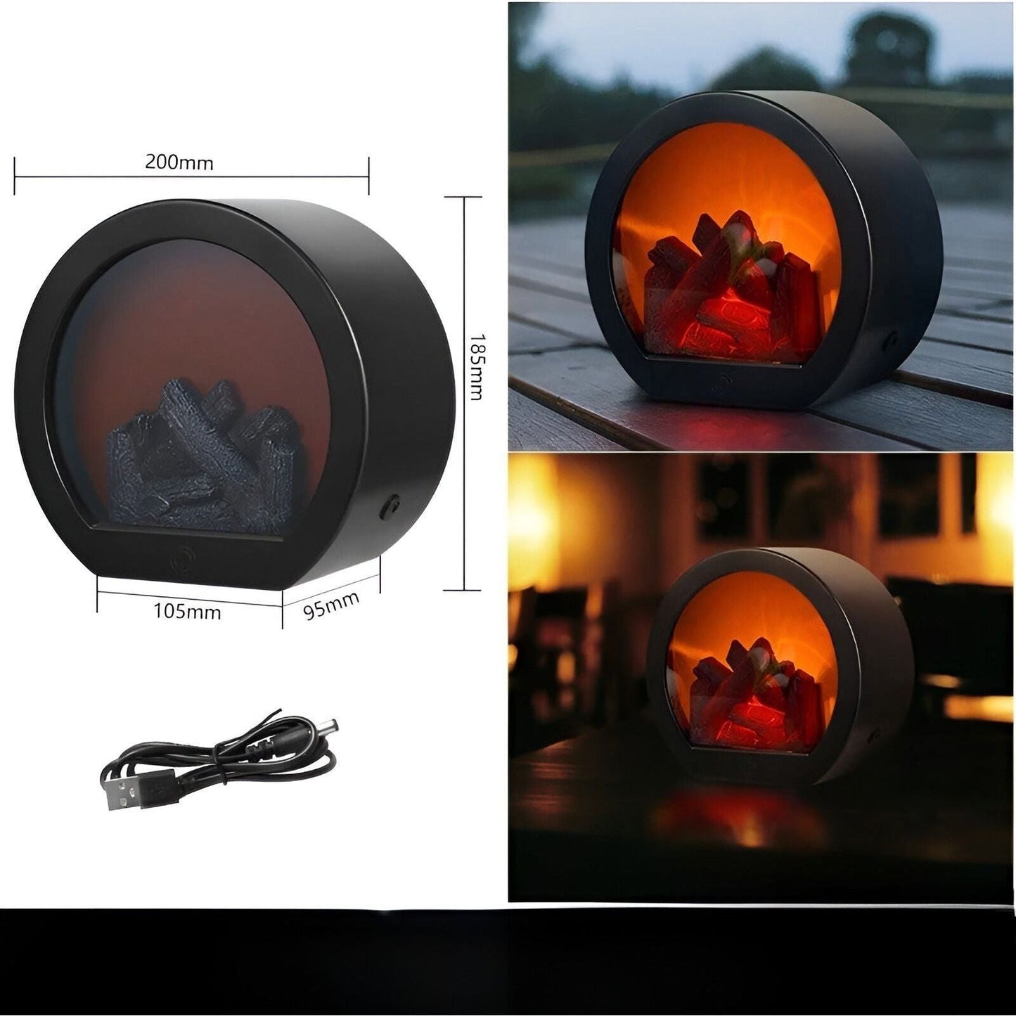 Warm Glow LED Table Lamp