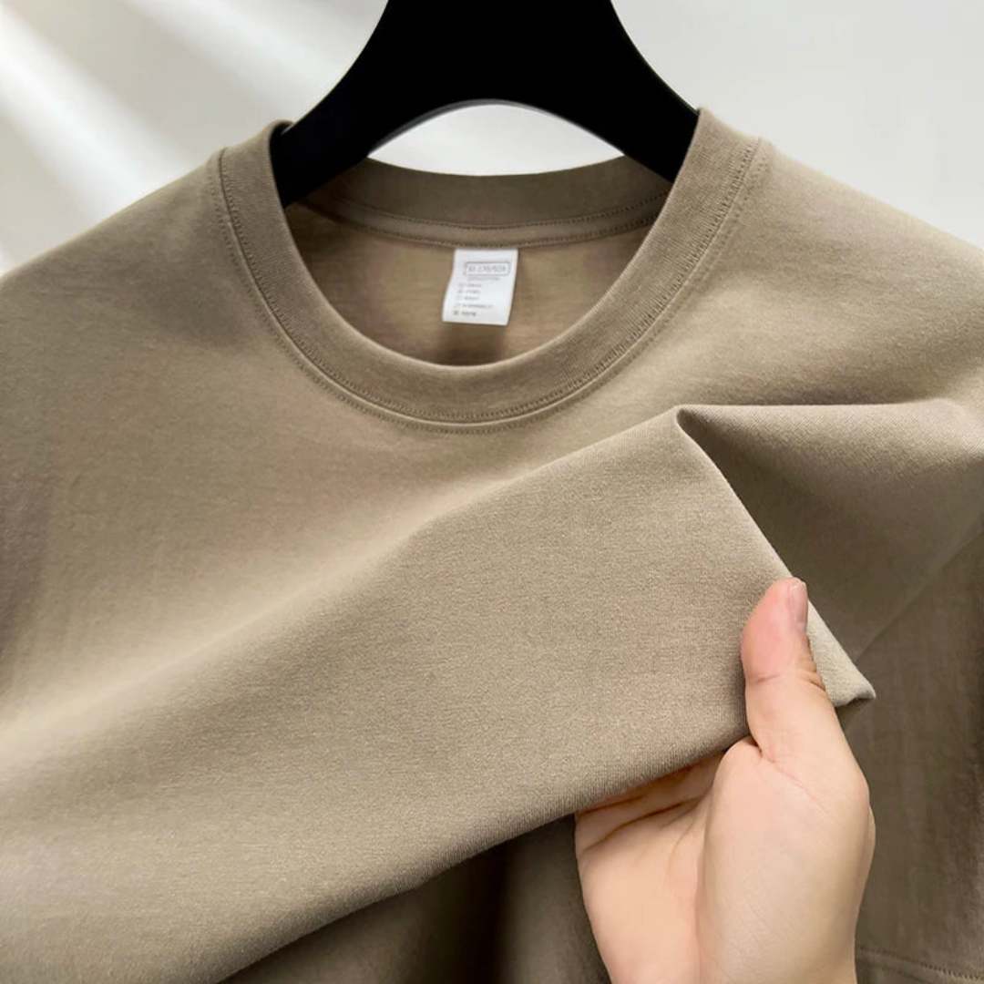 Simple Casual Mens Crew Neck Tee Shirt