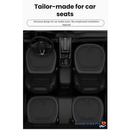 Comfortable Car Seat Pad - Ventilated Back Support Cushion
