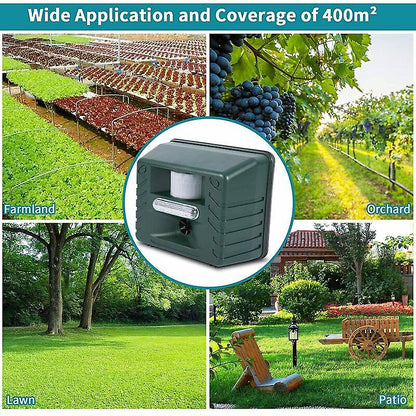 Outdoor Bird Repellent Ultrasonic Woodpecker Deterrent Device