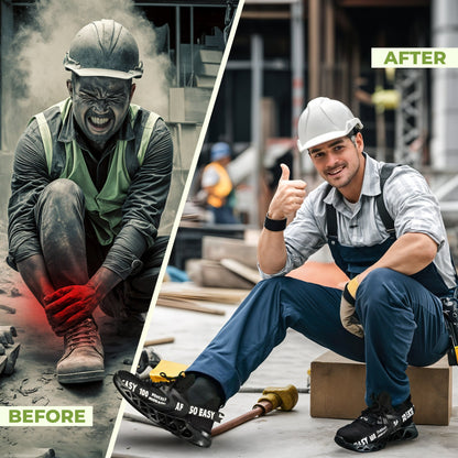 Lightweight Airy Work Safety Shoes