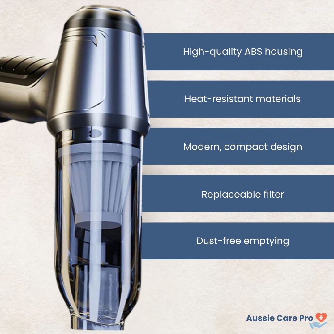 Compact Wireless Hand Vacuum - Lightweight & Rechargeable