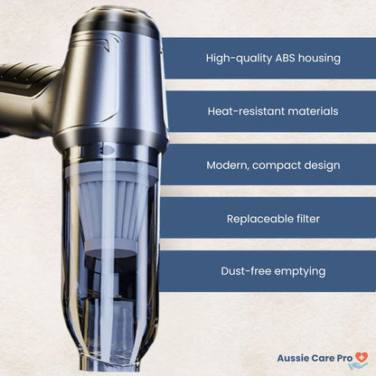Compact Wireless Hand Vacuum - Lightweight & Rechargeable