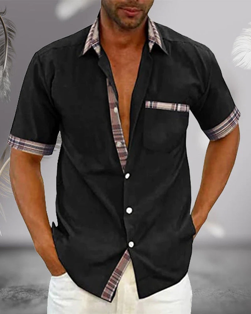 Casual Men's Summer Dress Shirt