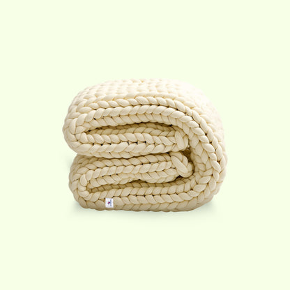 Plush Knit Throw Blanket - Warm & Fuzzy Home Blanket