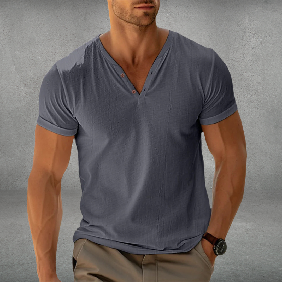 Florian | Black Polo Shirt for Men - Lightweight & Breathable Cotton 2