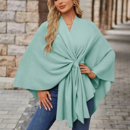 Stylish Women's Wrap Poncho