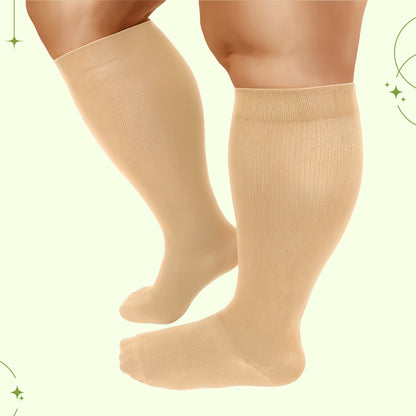 Plus Size Support Socks - Luxivelle