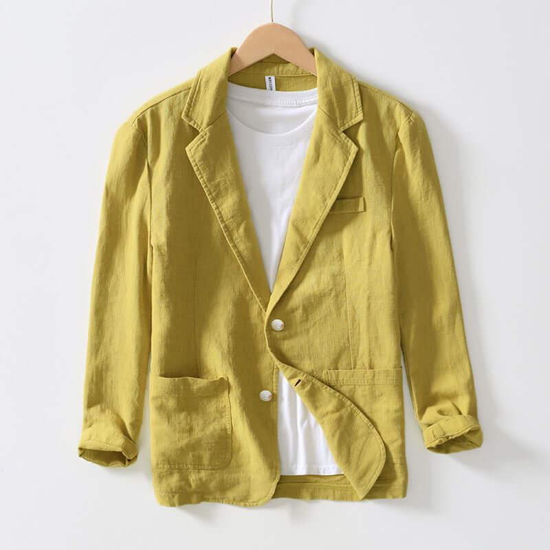 Breathable Summer Mens Blazer Jacket