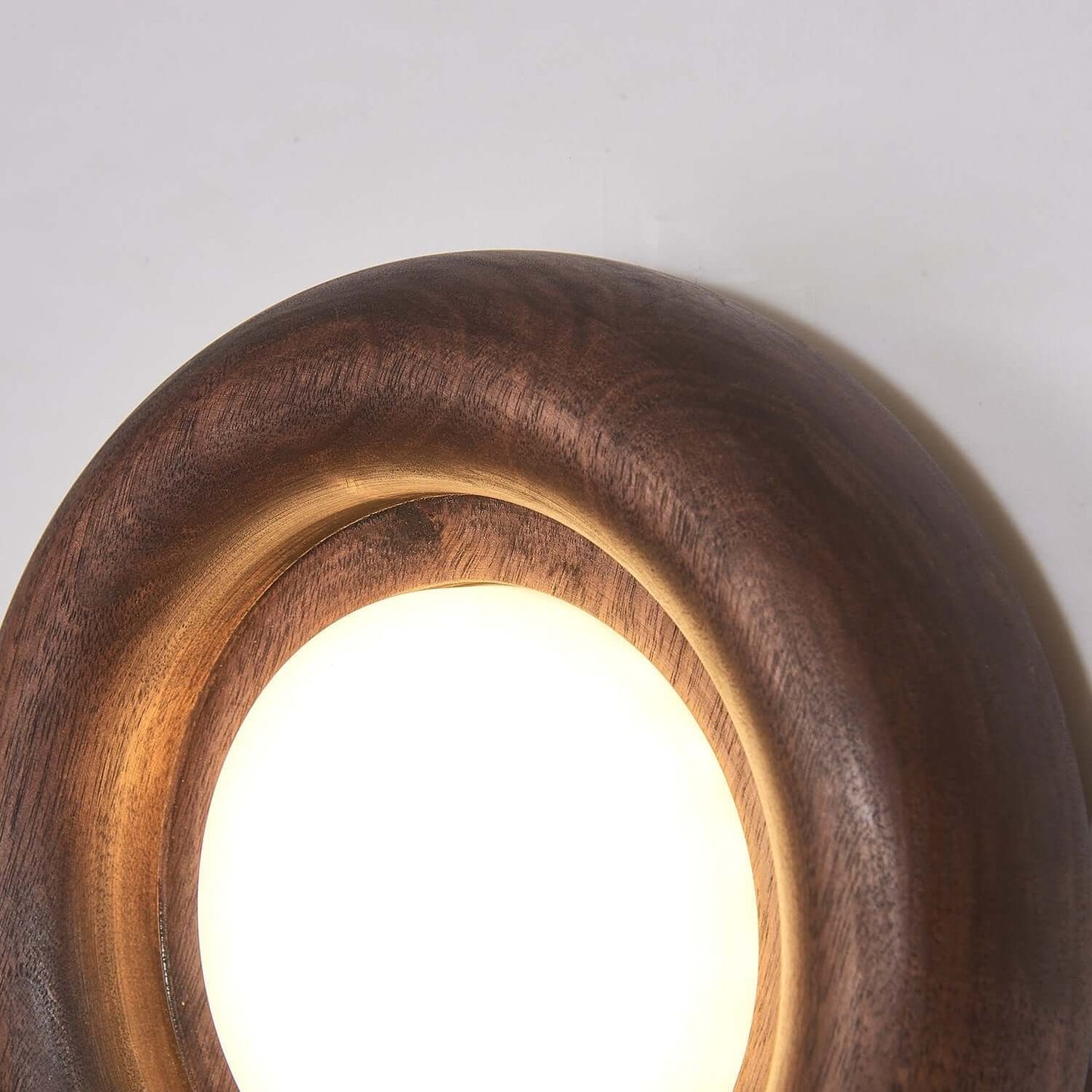 Contemporary Wooden Led Wall Lamp