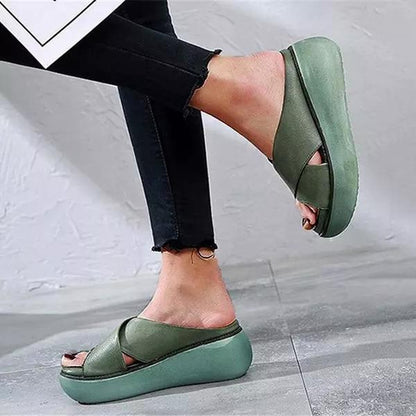 Ladies Buckle Strap Sandals