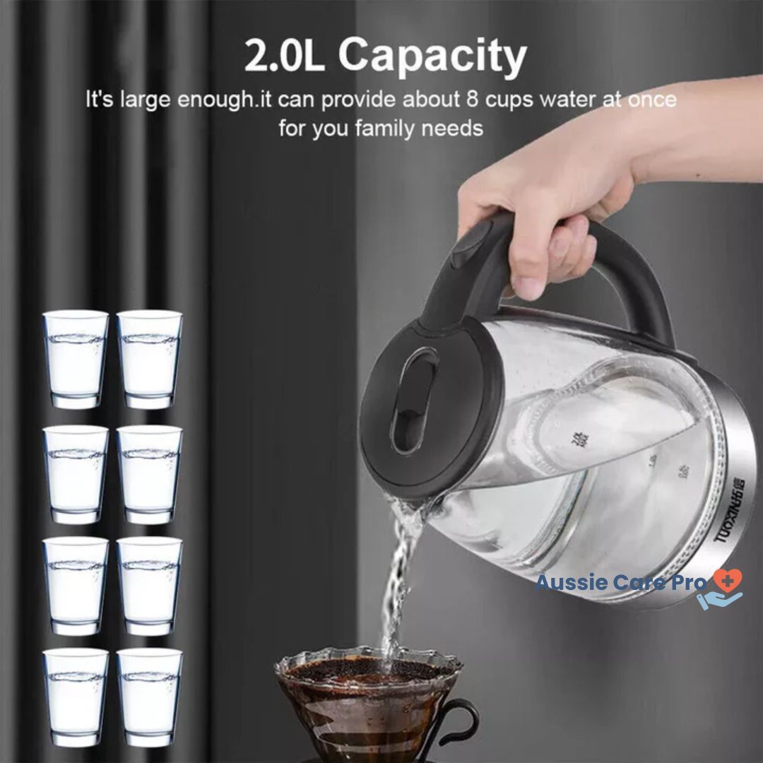 Fast Boil Electric Glass Kettle with Auto Off